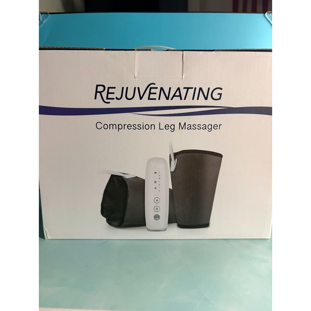 Rejuvenating Compression Leg Massager – 2 Modes, 3 Intensities - Open Box New